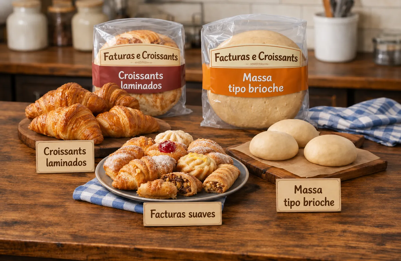 Produtos de Padaria e Croissants